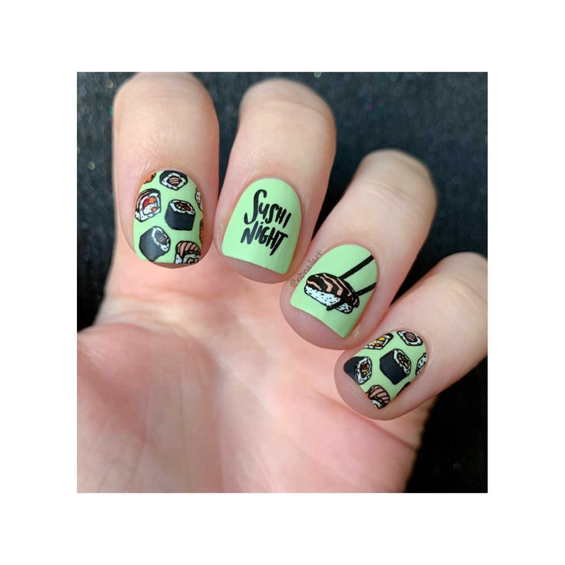 UberChic Beauty Sushi For Me Stamping Plate