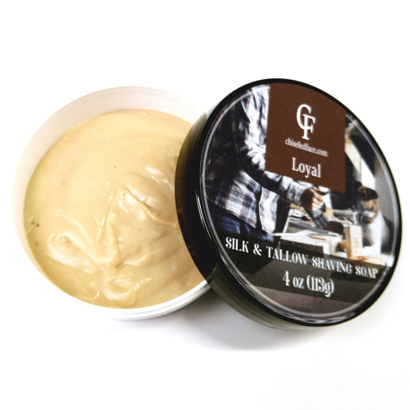 Chiseled Face Silk Tallow Shave Soap - Loyal Shaving Soap