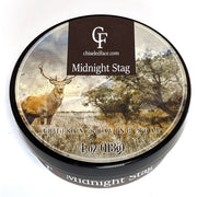 Chiseled Face Silk Tallow Shave Soap - Midnight Stag Shaving Soap