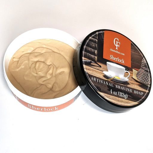 Chiseled Face Silk Tallow Shave Soap - Sherlock Shaving Soap