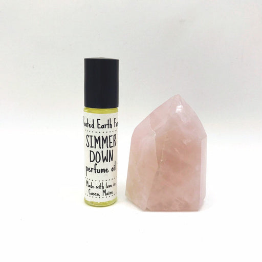 Rooted Earth Farm + Apothecary Simmer Down Perfume Oil Organic Perfumes