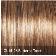 VIP Extensions Simply Classic Short Boy Cut Layered Wig by Hairuwear, Average Cap, Gl15-26SS Buttered Toast Wig