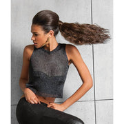 VIP Extensions Hairdo 18" Simply Wavy / Beach Curl Wrap-Around Pony Hair Extension Light Gray R6 Dark Chocolate,R830 Ginger Brown