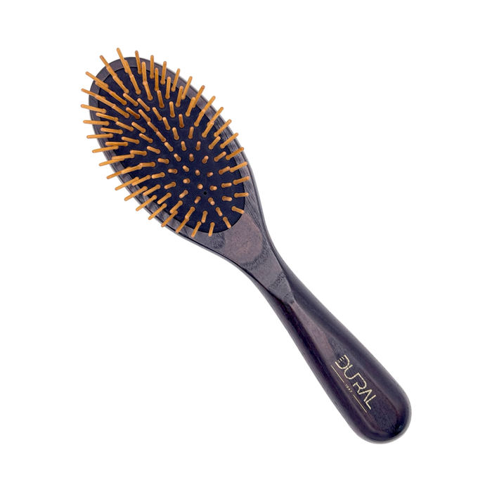 Dural Ash Wood rubber cushion hair brush with wooden pins