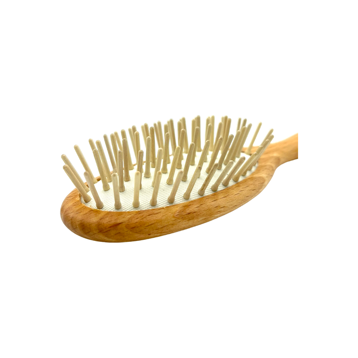 Dural Beech wood rubber cushion hair brush with wooden pins