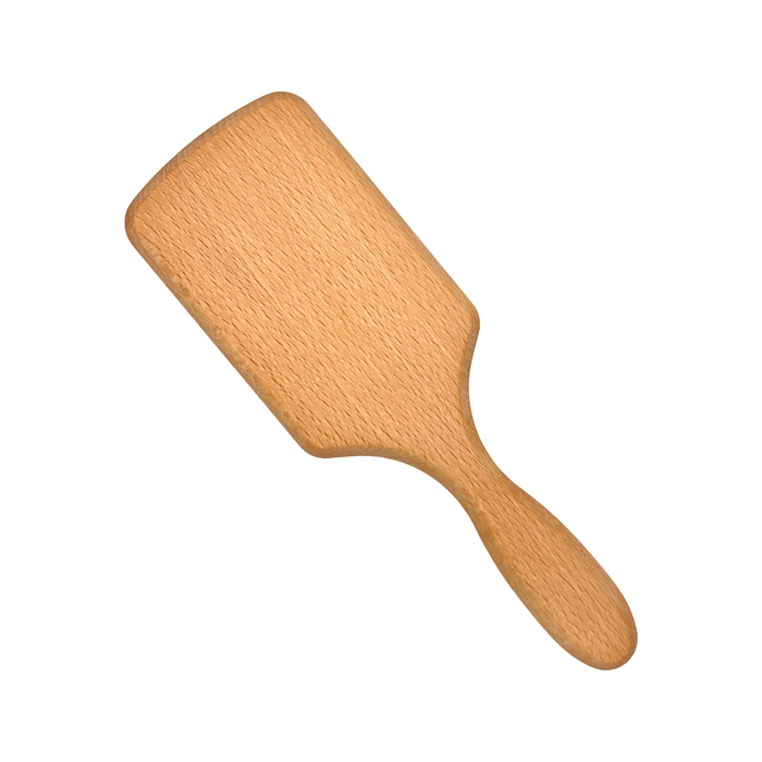 Dural Beech Wood wild boar bristles paddle brush