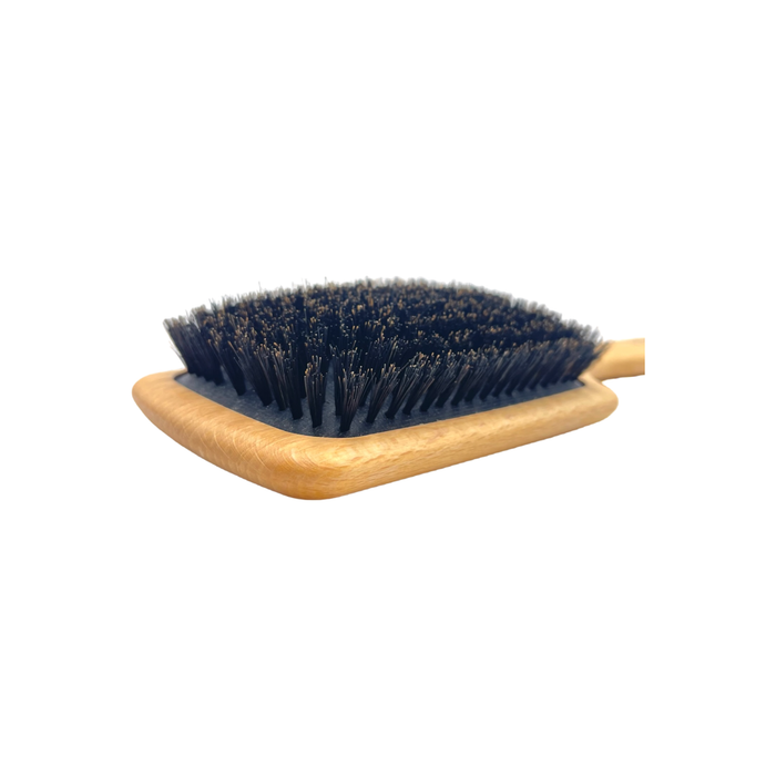 Dural Beech Wood wild boar bristles paddle brush