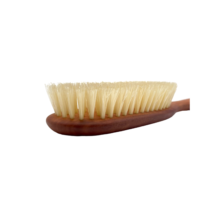 Dural Pear Wood big oval hair brush with natural bristles