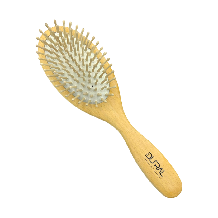 Dural Beech wood rubber cushion hair brush with wooden pins