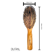 Dural Dural Olive wood boar bristles hair brush - 9 rows Hair Brush