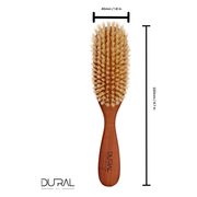 Dural Dural Pear Wood big oval hair brush with natural bristles Hair Brush