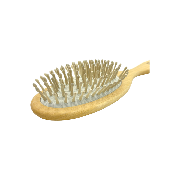 Dural Beech wood rubber cushion hair brush with wooden pins