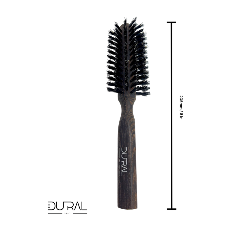 Dural Dural Thermo ash wood half round hair brush with boar bristles - 8 rows Hair Brush