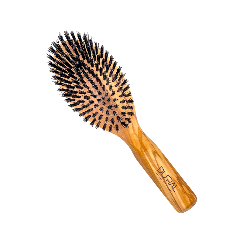 Dural Dural Olive wood boar bristles hair brush - 9 rows Hair Brush