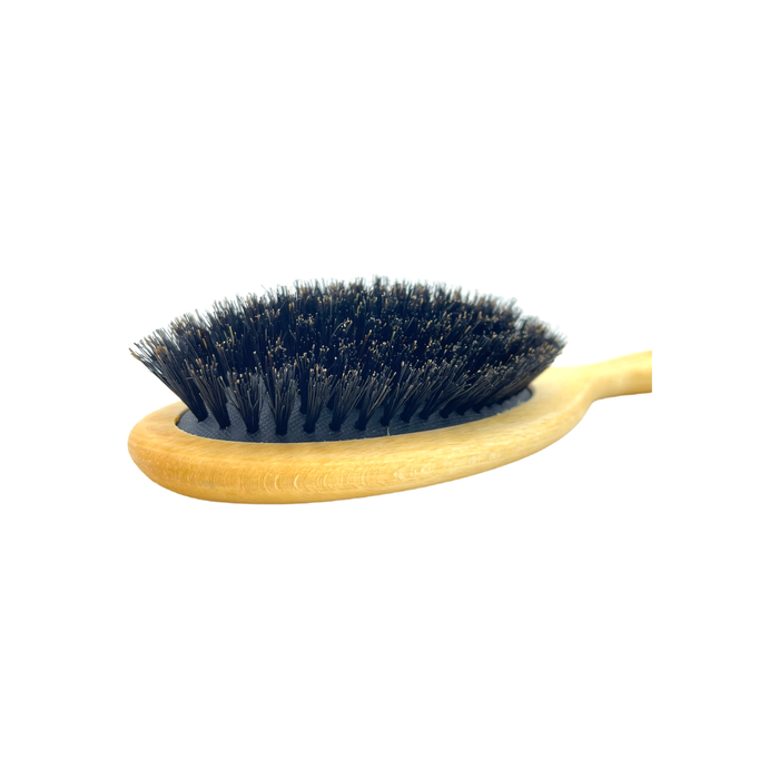 Dural Beech wood rubber cushion hair brush with boar bristles