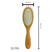 Dural Dural Beech wood rubber cushion hair brush with wooden pins Hair Brush