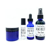 Rooted Earth Farm + Apothecary Acne Relief Kit skin care gift set