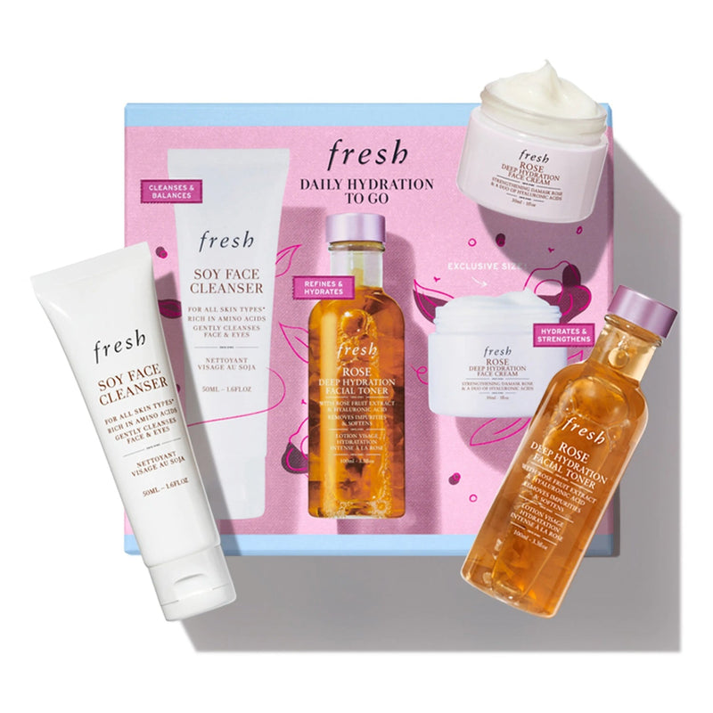 Nava Beauty Fresh Skincare Daily Hydration To Go Set Skincare White Smoke