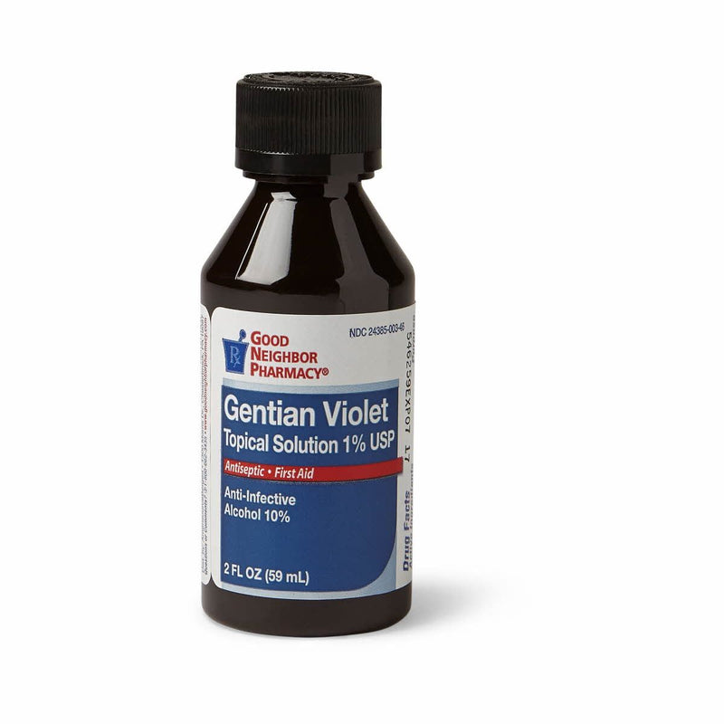 Good Neighbor Pharmacy GNP Gentian Violet 1% Solution 2 Oz Medical Supplies