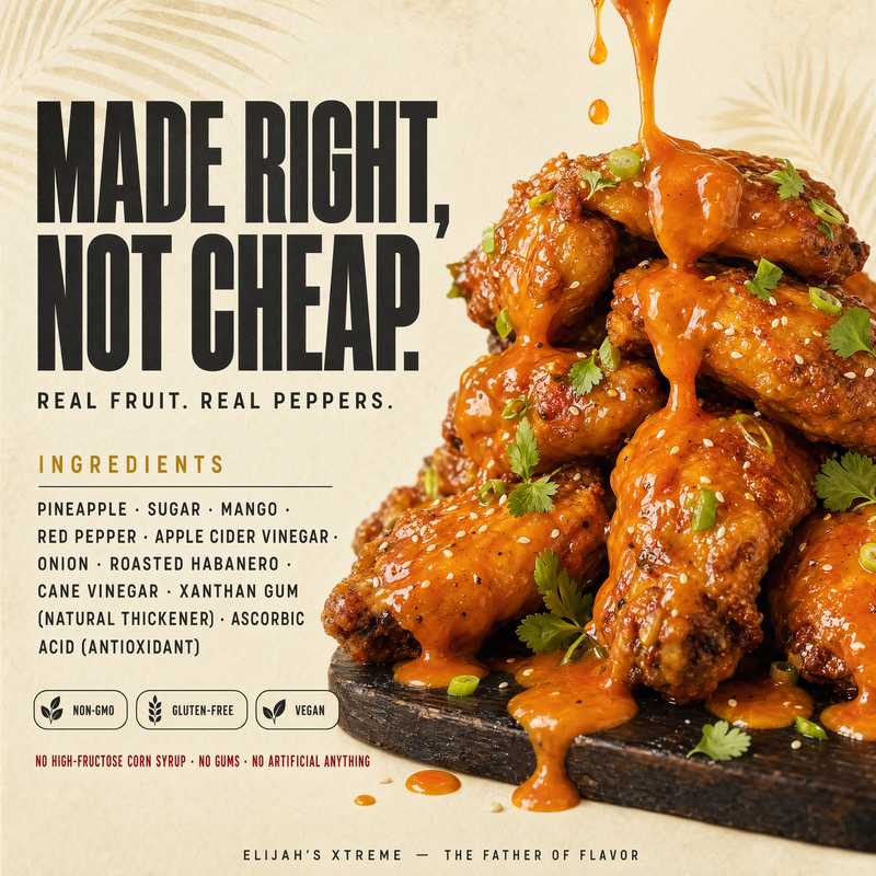 Elijah's Xtreme Pineapple-Mango Habanero Hot Sauce Hot Sauce