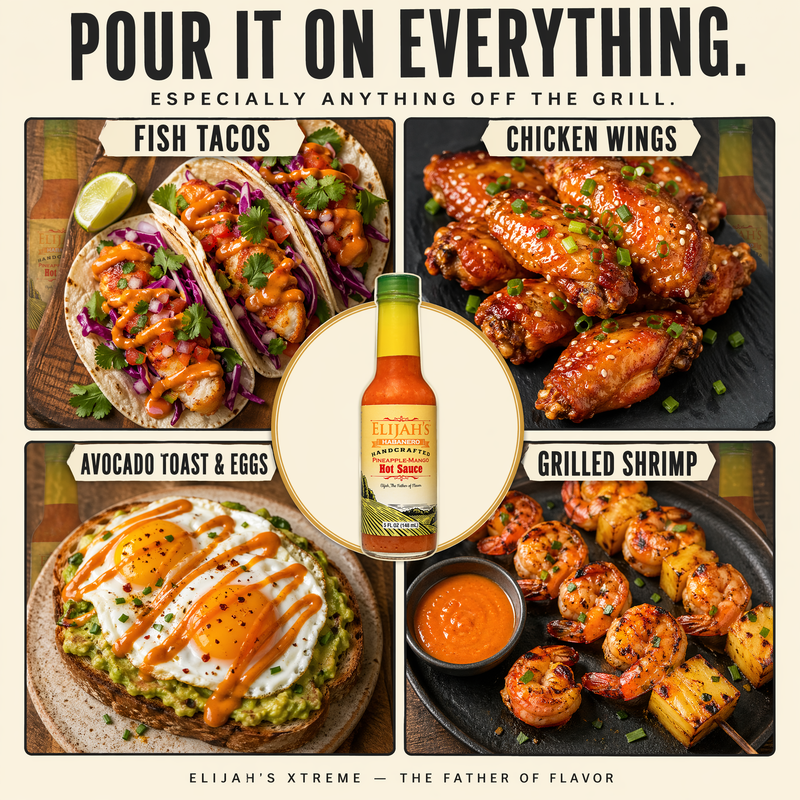 Elijah's Xtreme Pineapple-Mango Habanero Hot Sauce Hot Sauce