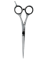 Vip Barber Supply Percu Barber Slim Cut Line Hair Shear Assorted Sizes Cutting Shear White Smoke 5.5'',6'',6.5''
