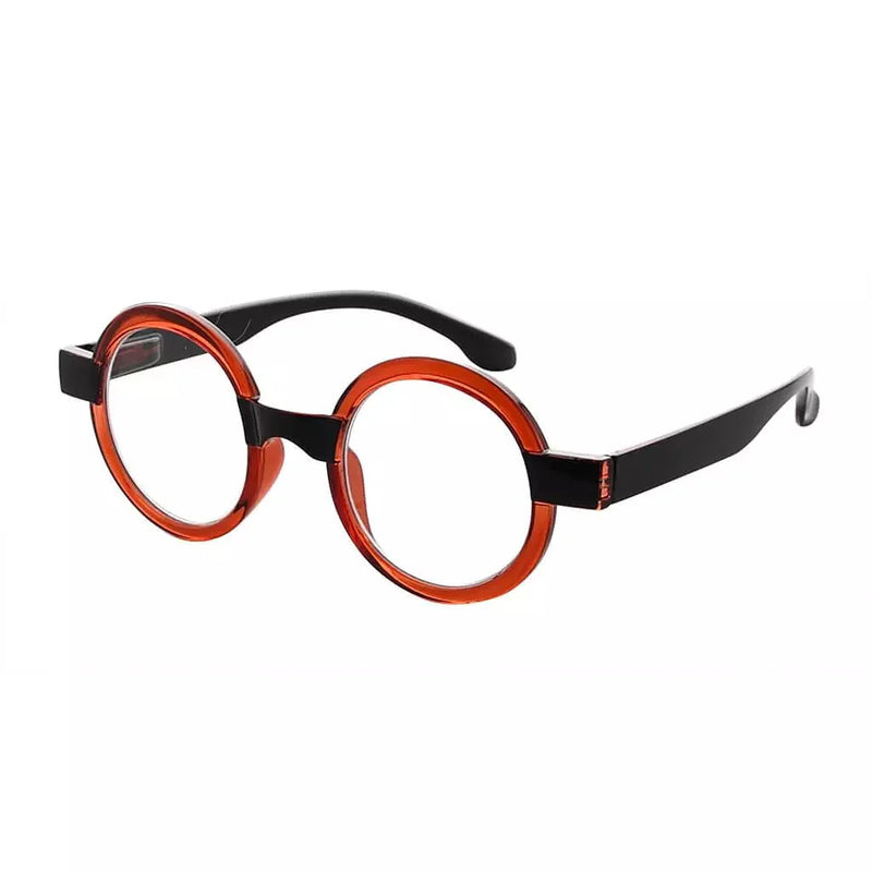 eyekeeper.com Small Colorful Fun Round Reading Glasses Unique Trendy Readers R2007C Eyeglasses