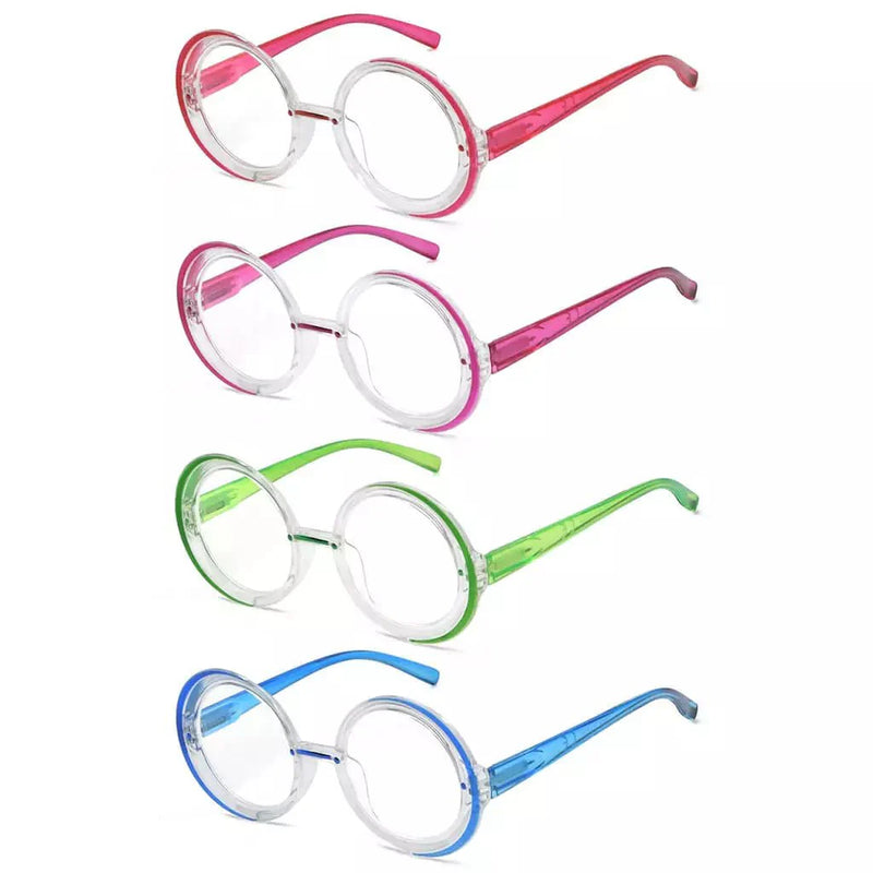 eyekeeper.com Small Frame Round Glasses 4 Pack for Round Face R2005C Eyeglasses