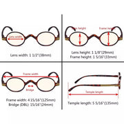 eyekeeper.com Small Frame Round Glasses Blue Light Filter UVR077X Eyeglasses