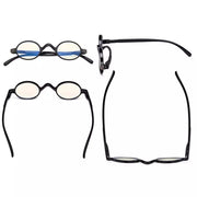 eyekeeper.com Small Frame Round Glasses Blue Light Filter UVR077X Eyeglasses