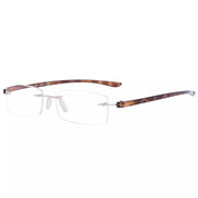 eyekeeper.com Small Lenes Rectangle Reading Glasses Rimless Readers R14001 Eyeglasses
