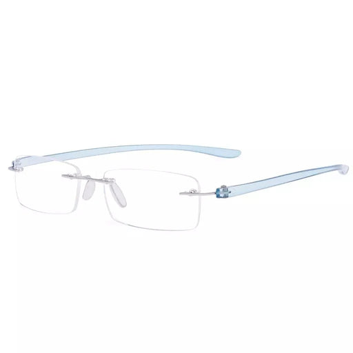 eyekeeper.com Small Lenes Rectangle Reading Glasses Rimless Readers R14001 Eyeglasses