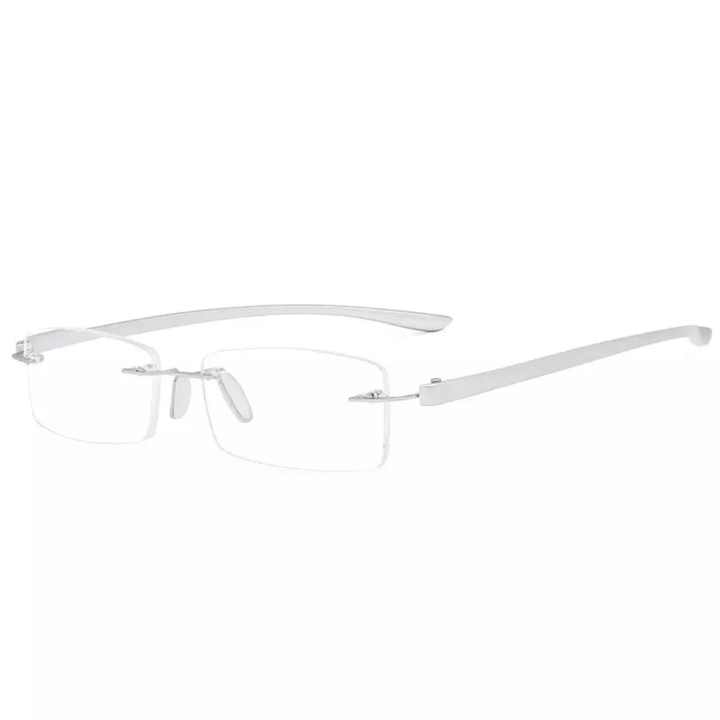 eyekeeper.com Small Lenes Rectangle Reading Glasses Rimless Readers R14001 Eyeglasses