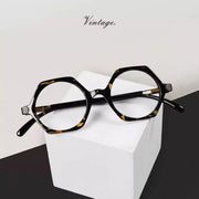 eyekeeper.com Small Vintage Polygon Reading Glasses Classic Geometric Readers R2009 Eyeglasses