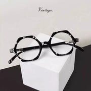eyekeeper.com Small Vintage Polygon Reading Glasses Classic Geometric Readers R2009 Eyeglasses