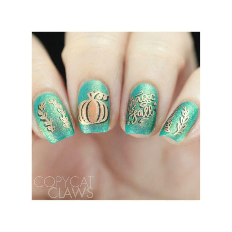 UberChic Beauty Hello Fall & Pumpkin Spice Stamping Plate