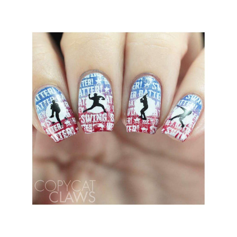UberChic Beauty Take Me Out To The Ballgame Stamping Plate