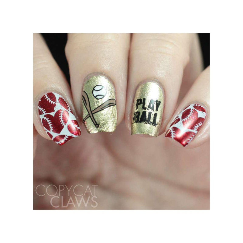 UberChic Beauty Take Me Out To The Ballgame Stamping Plate