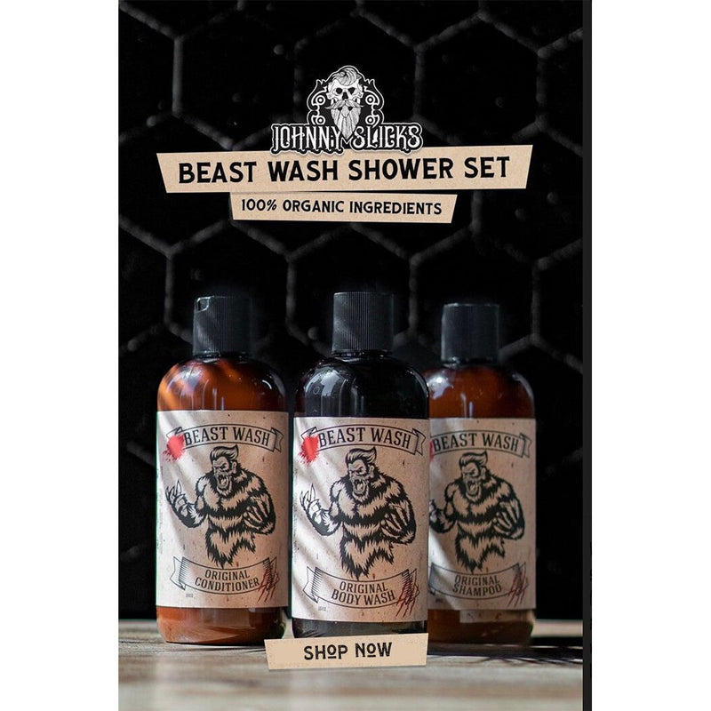 Johnny Slicks Beast Wash Shower Set