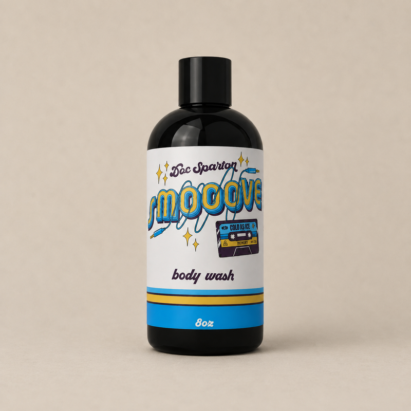 Doc Spartan® SMOOOVE - Body Wash Scrubs and Soaps Gray