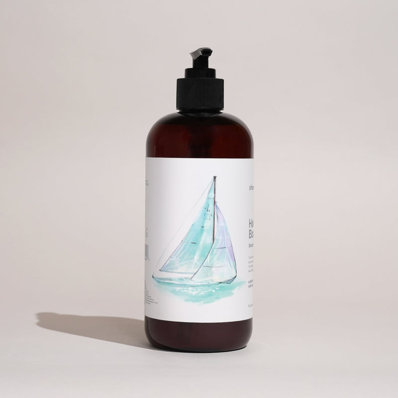 Shore Soap Co. Smooth Sailing Hand & Body Wash (Amber) Liquid Soap Light Gray