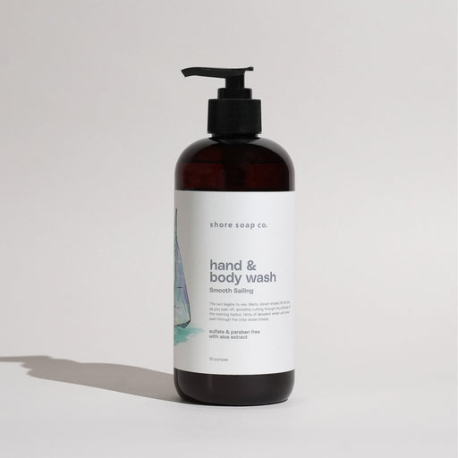 Shore Soap Co. Smooth Sailing Hand & Body Wash (Amber) Liquid Soap