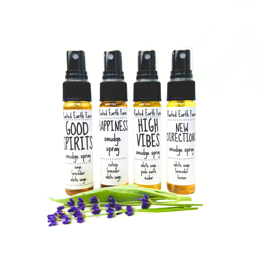 Rooted Earth Farm + Apothecary Smudge Spray Gift Set - 1 oz Smudge Sprays