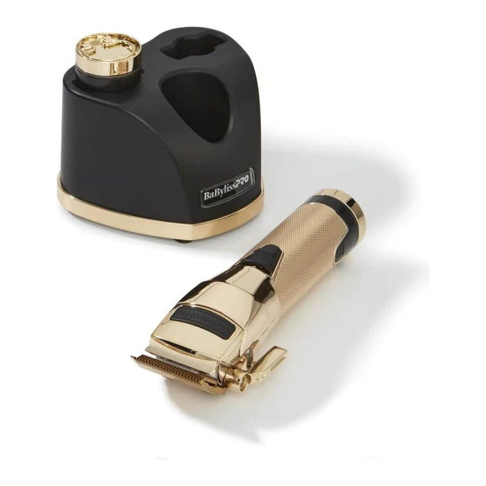 Babylisspro Limited Edition Gold Snapfx Clipper With Snap In/Out Dual Lithium Battery System #Fx890Gi