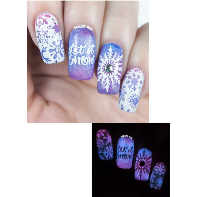 UberChic Beauty Let It Snow Stamping Plate