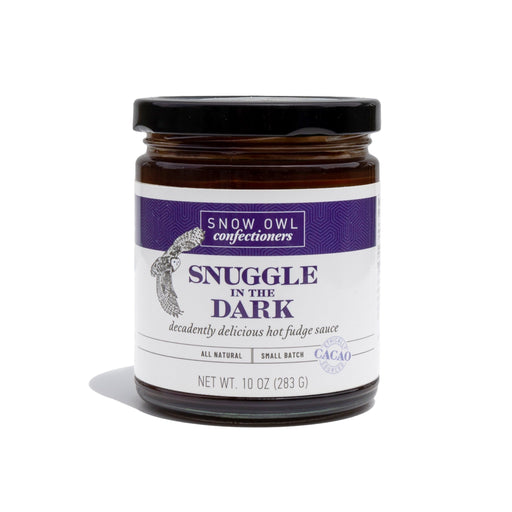 Snow Owl Confectioners Snuggle in the Dark Fudge Sauce