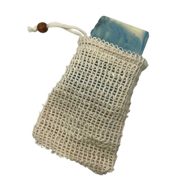Shave Essentials Soap Saver Bag Shower Sponges, Brushes & Scrubs White Smoke