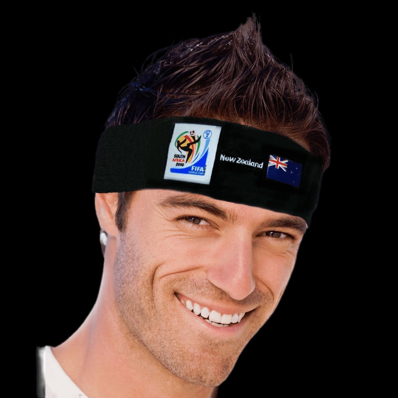 VIP Extensions New Zealand World Cup Soccer Headband - Vintage Collectible Official FIFA Licensed Hair Accessories