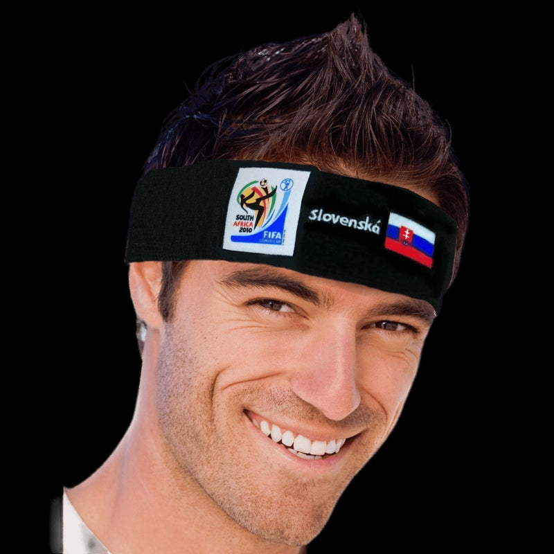 VIP Extensions Slovakia World Cup Soccer Headband - Vintage Collectible Official FIFA Licensed Hair Accessories