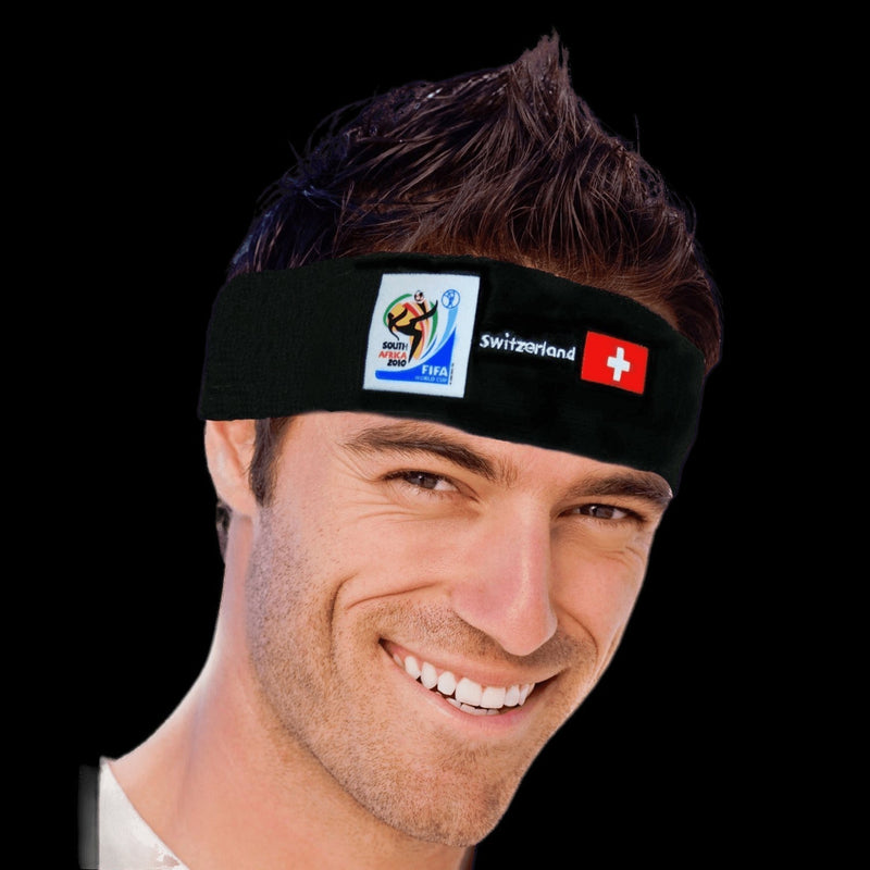 VIP Extensions Collectible Vintage Soccer Headband - Official FIFA - SWITZERLAND Hair Accessories